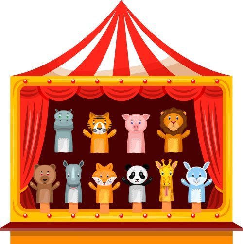 puppet show theatre vector 18862833